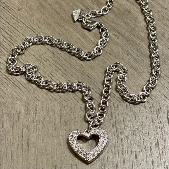 Swarovski 18” Heart Pendant Necklace - Picture 3 of 6